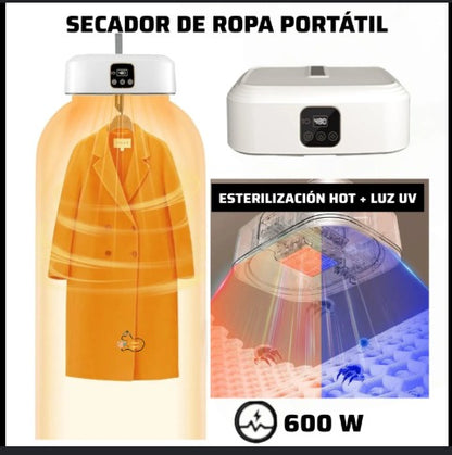 Tu ropa seca, estés donde estés con la Secador de Ropa Portátil